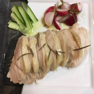 鶏胸肉の鶏ハム♪